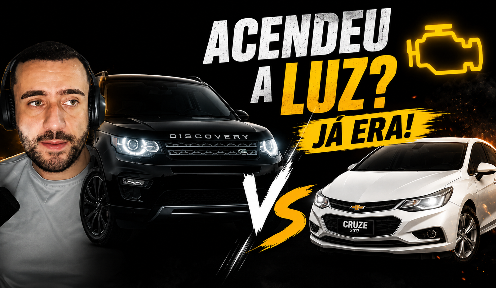 MEIA FIPE: LAND ROVER COM LUZ DO COMBUSTÍVEL ACESA É COLOCADA À MESA POR 55MIL