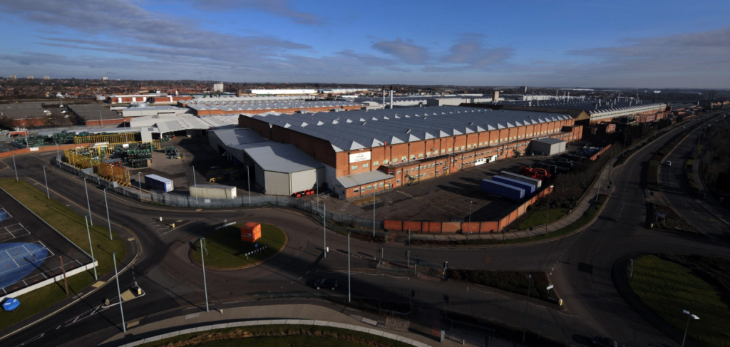Fábrica da Jaguar Land Rover em Castle Bromwich, Inglaterra